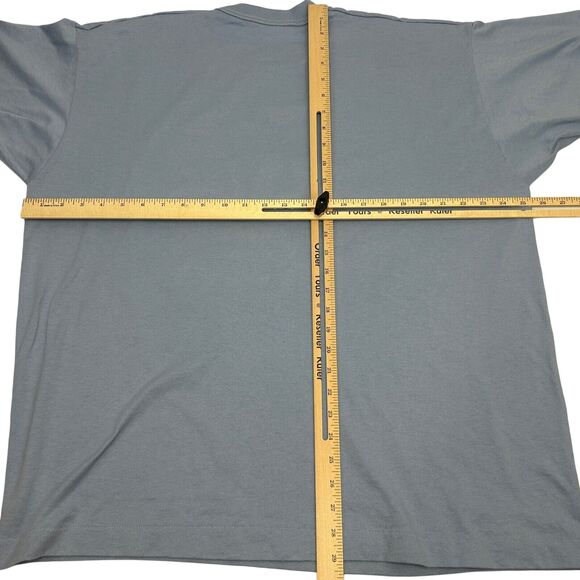 Vintage 90s Texas Rattlesnake Cowboy Boots T Shirt Mens XXL 2XL Texan USA Blue - Picture 7 of 7